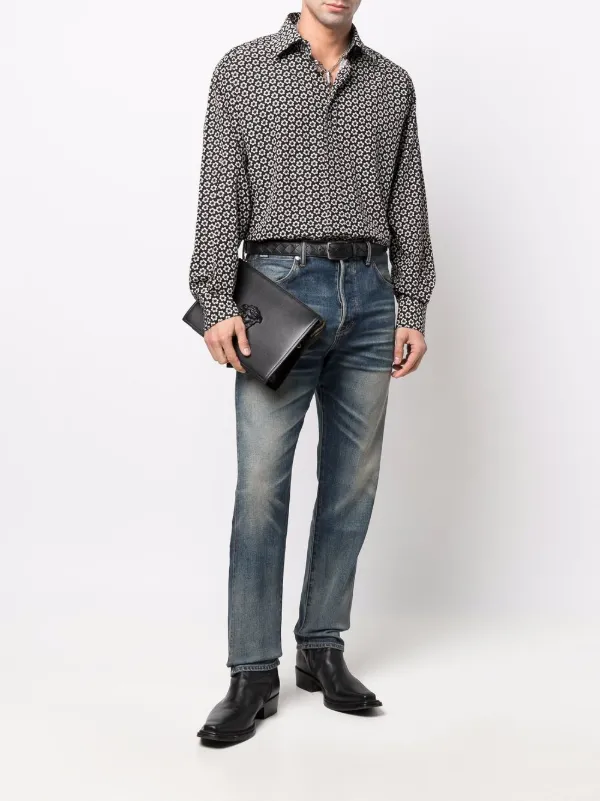 TOM FORD straight-leg Faded Jeans 