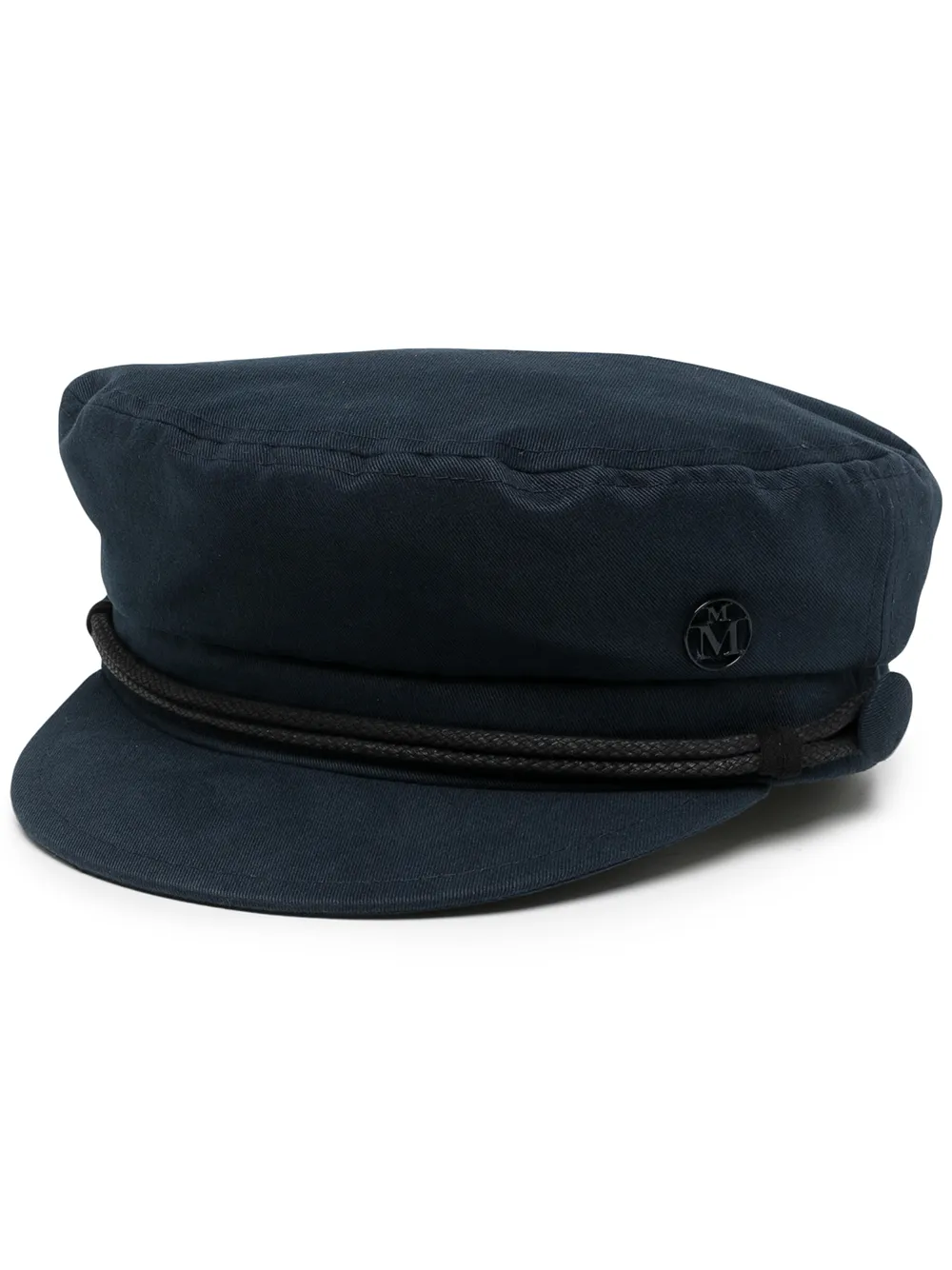 

Maison Michel gorra baker boy con placa del logo - Azul