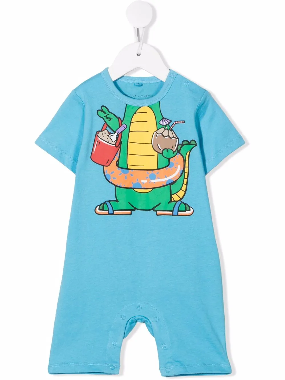 

Stella McCartney Kids cartoon-print short-sleeve pyjama - Blue