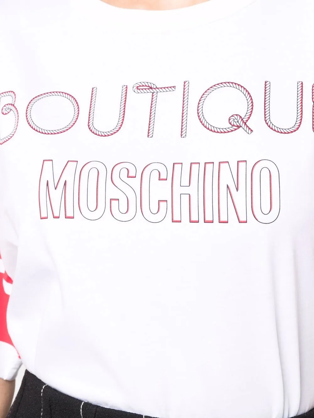 фото Boutique moschino футболка с логотипом