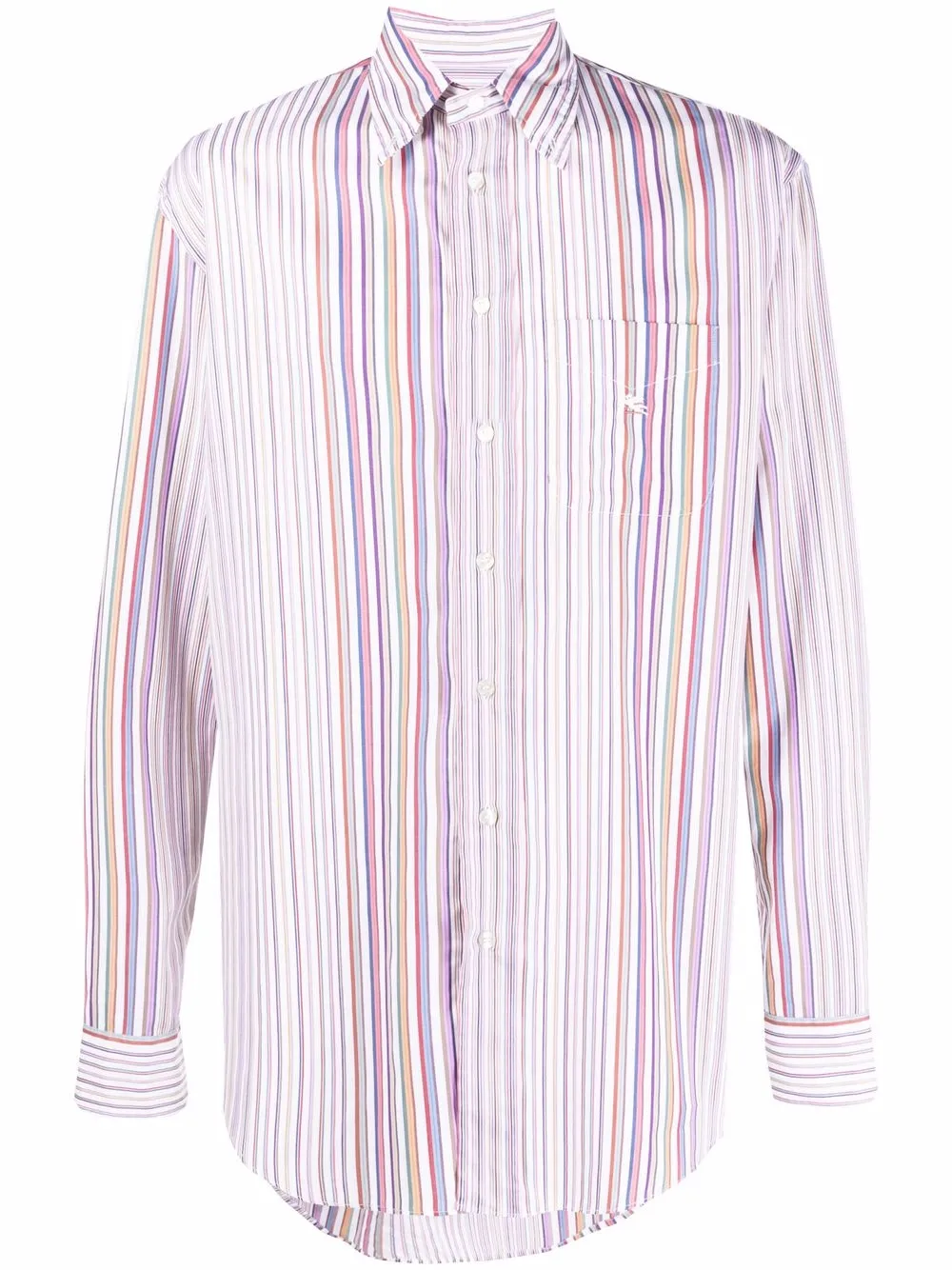 

ETRO camisa con rayas estampadas - Blanco