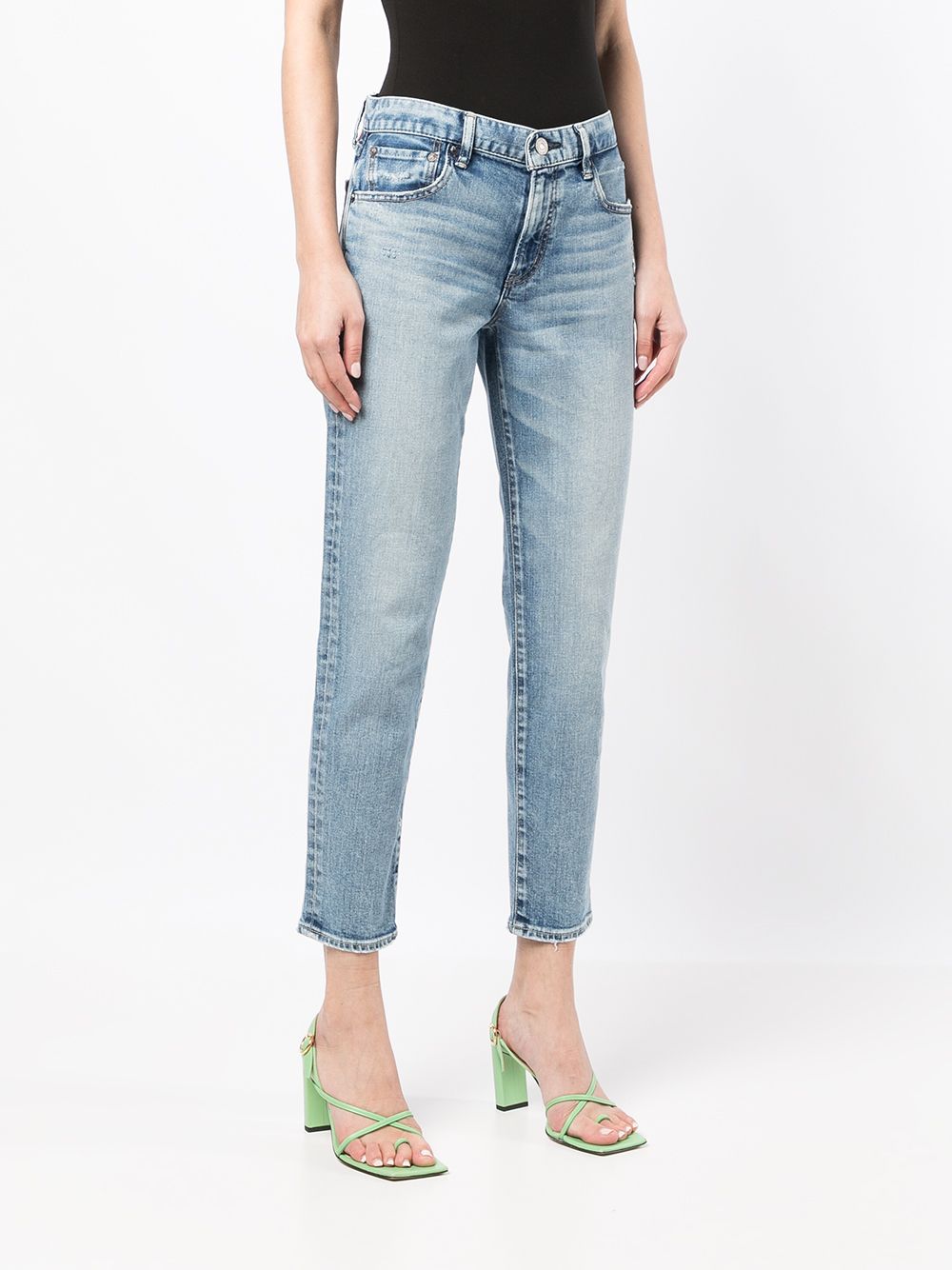 фото Moussy vintage mid-rise straight-leg jeans