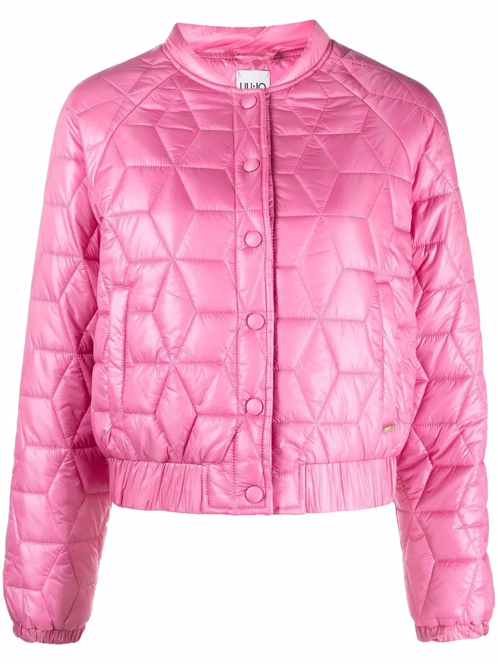 

LIU JO quilted-finish jacket - Pink