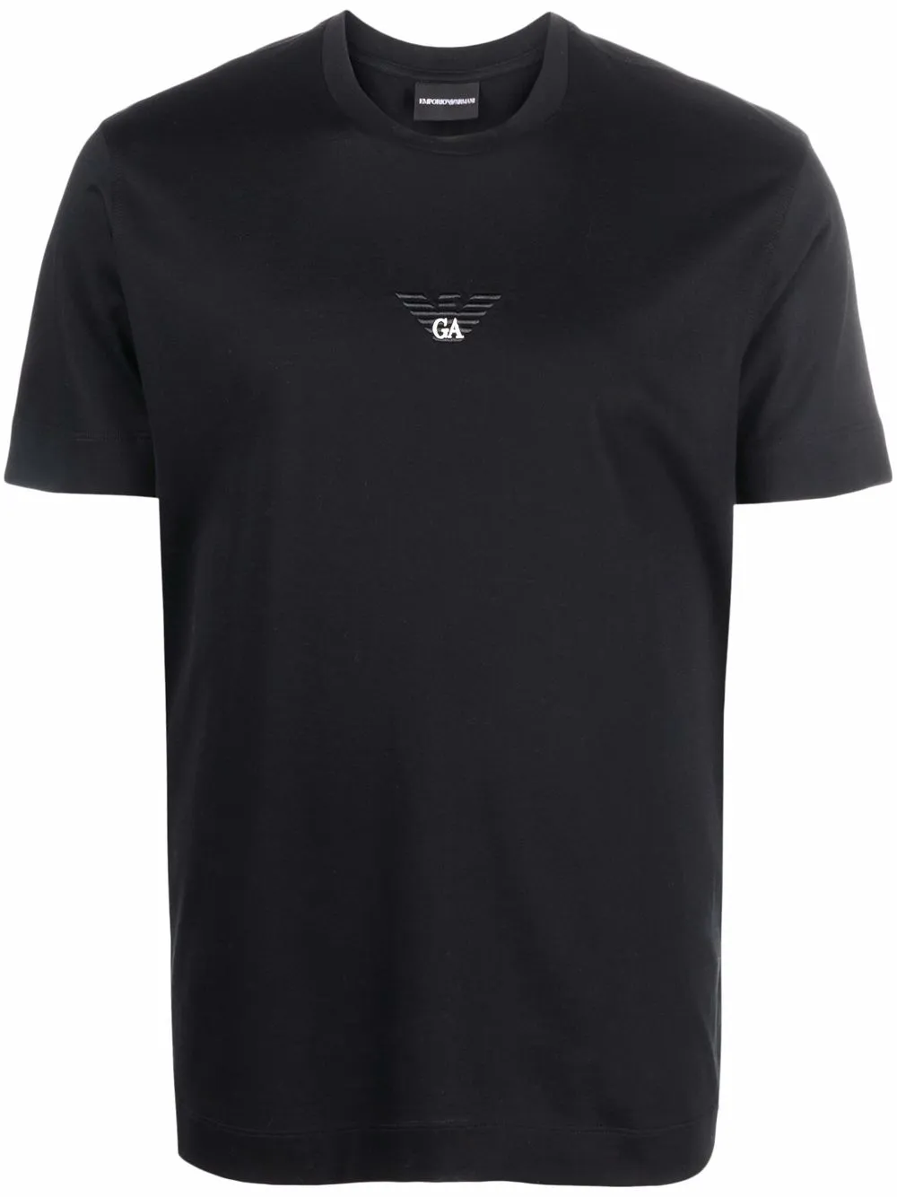 

Emporio Armani playera con logo estampado - Negro