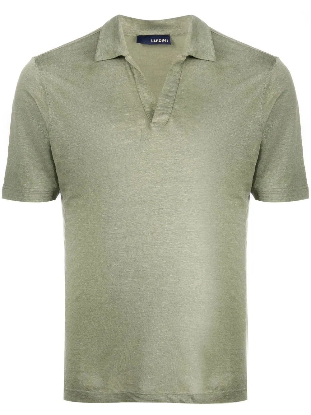 

Lardini playera tipo polo con cuello en V - Verde