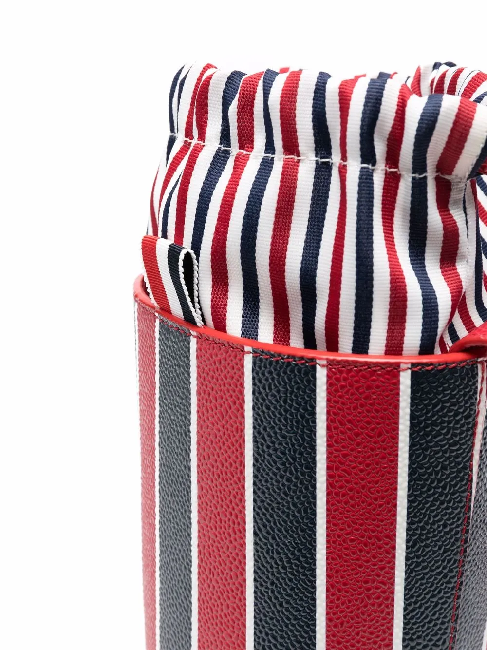 Thom Browne mini RWB-Stripe lining bucket bag | Bags | Image 4