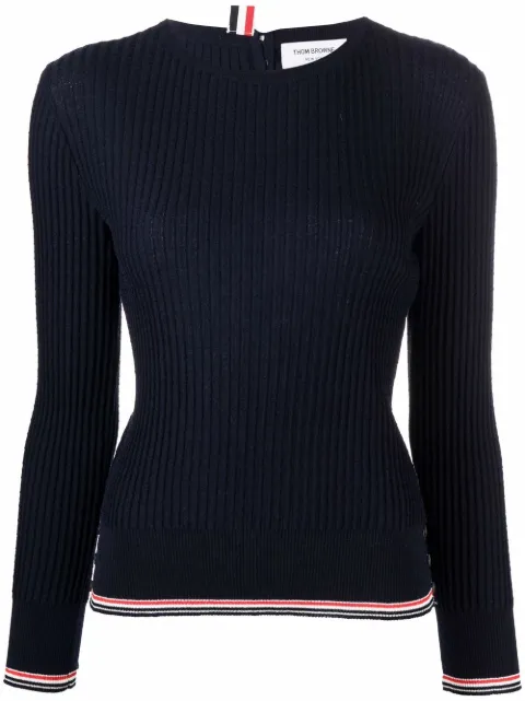 Thom Browne Pullover mit Zopfmuster