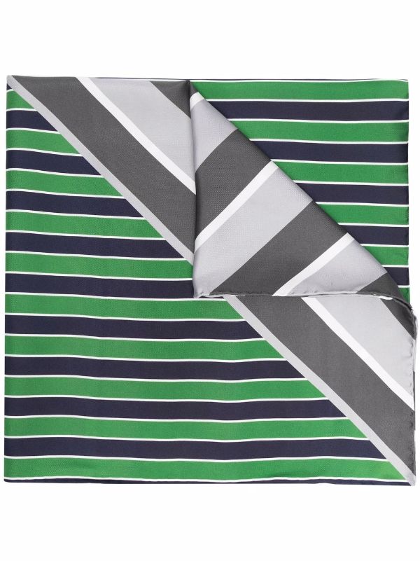 Thom Browne Striped Silk Scarf - Farfetch