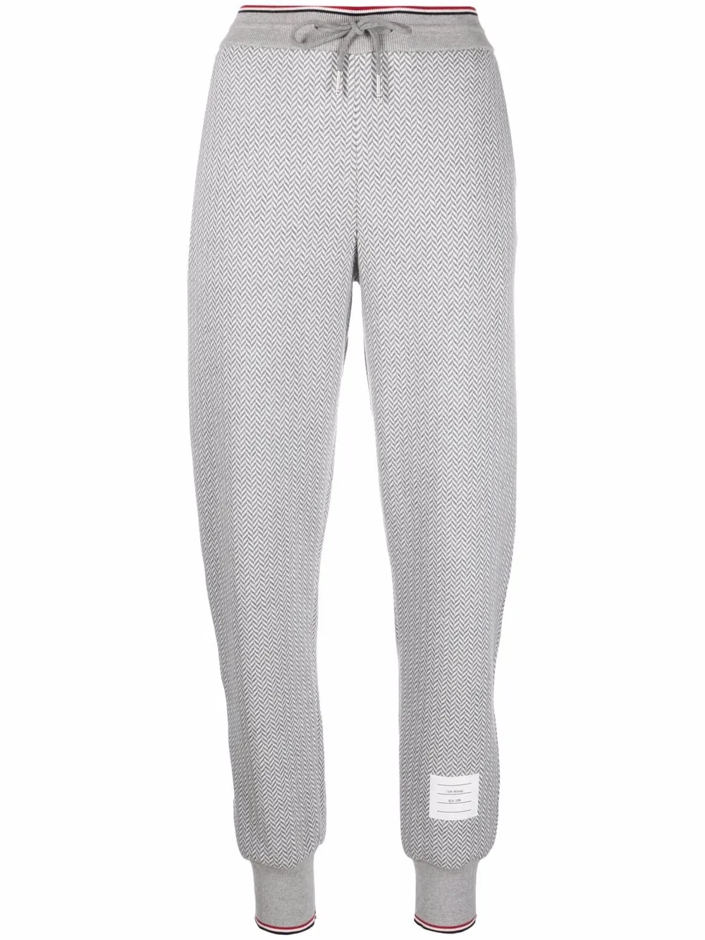 

Thom Browne pants con motivo de espiga - Gris