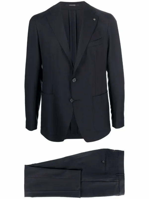 Tagliatore Single-breasted Tailored Suit in Blue