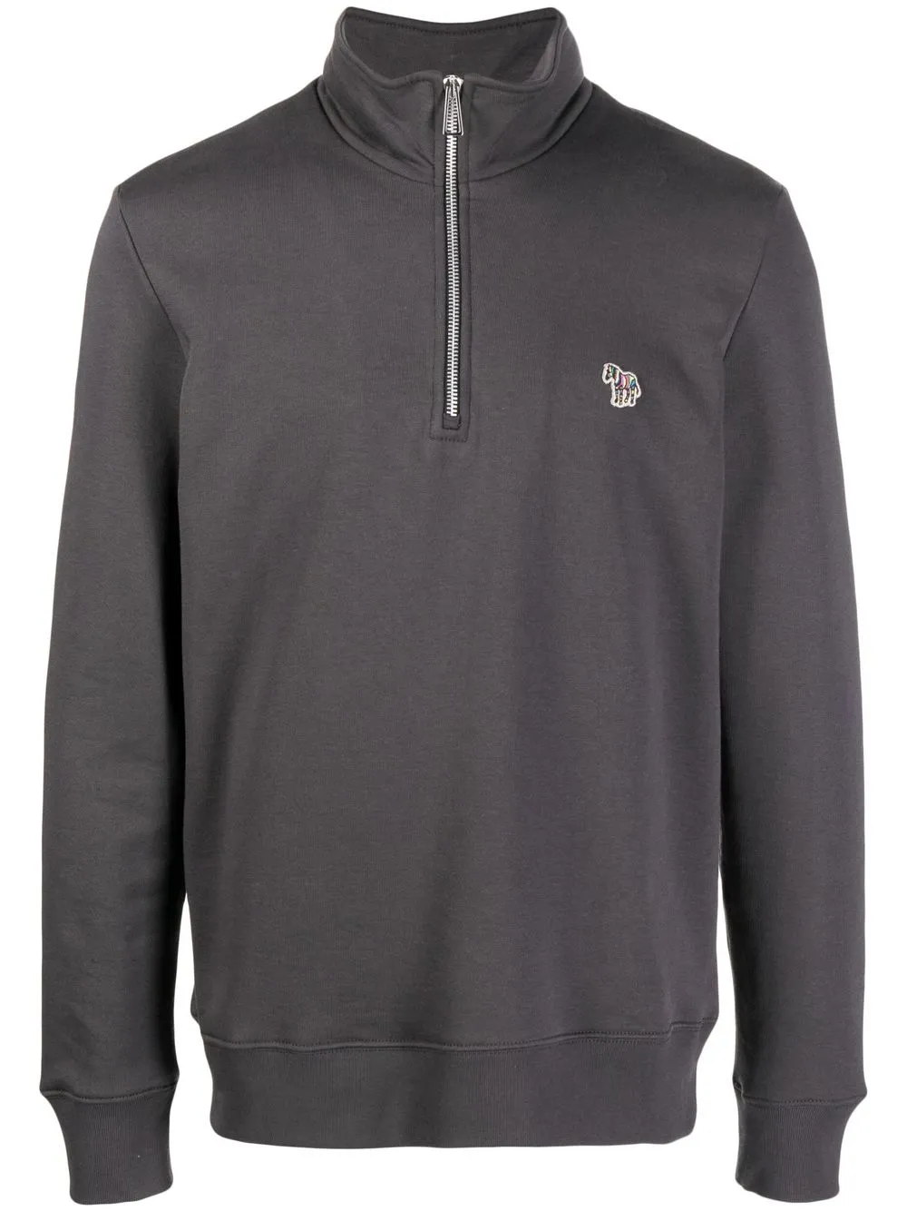 

PS Paul Smith sudadera con parche de cebra - Gris