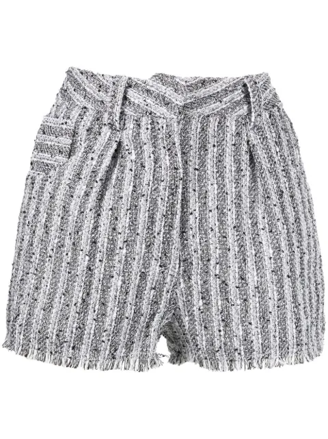 IRO Honza striped shorts