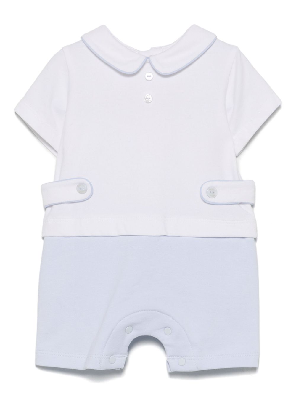 Patachou Peter Pan-collar rompers - White