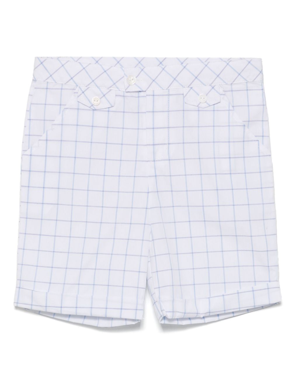 Patachou checked shorts - Blue