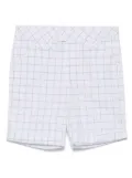 Patachou checked shorts - Blue