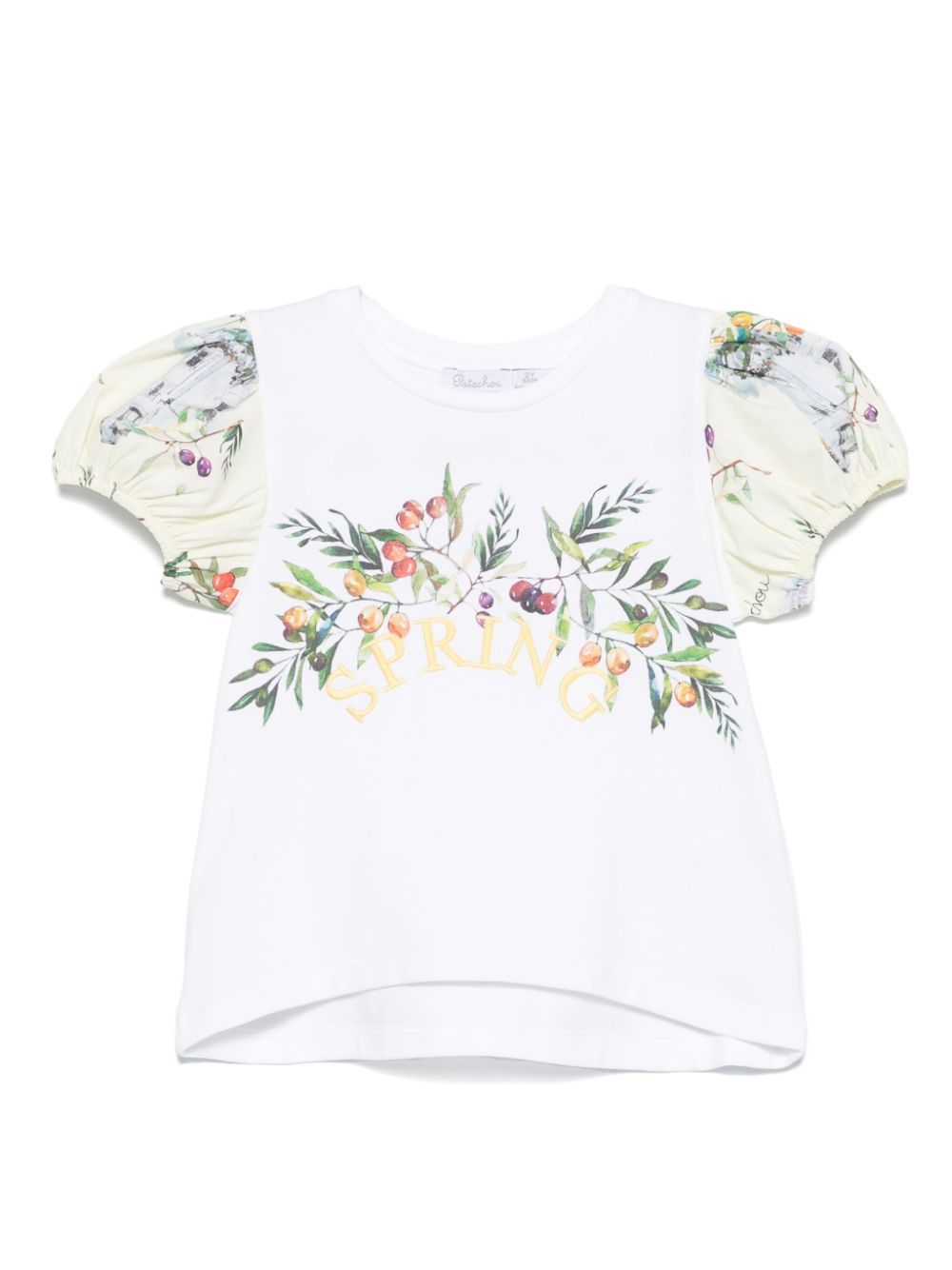 Patachou printed T-shirt - White