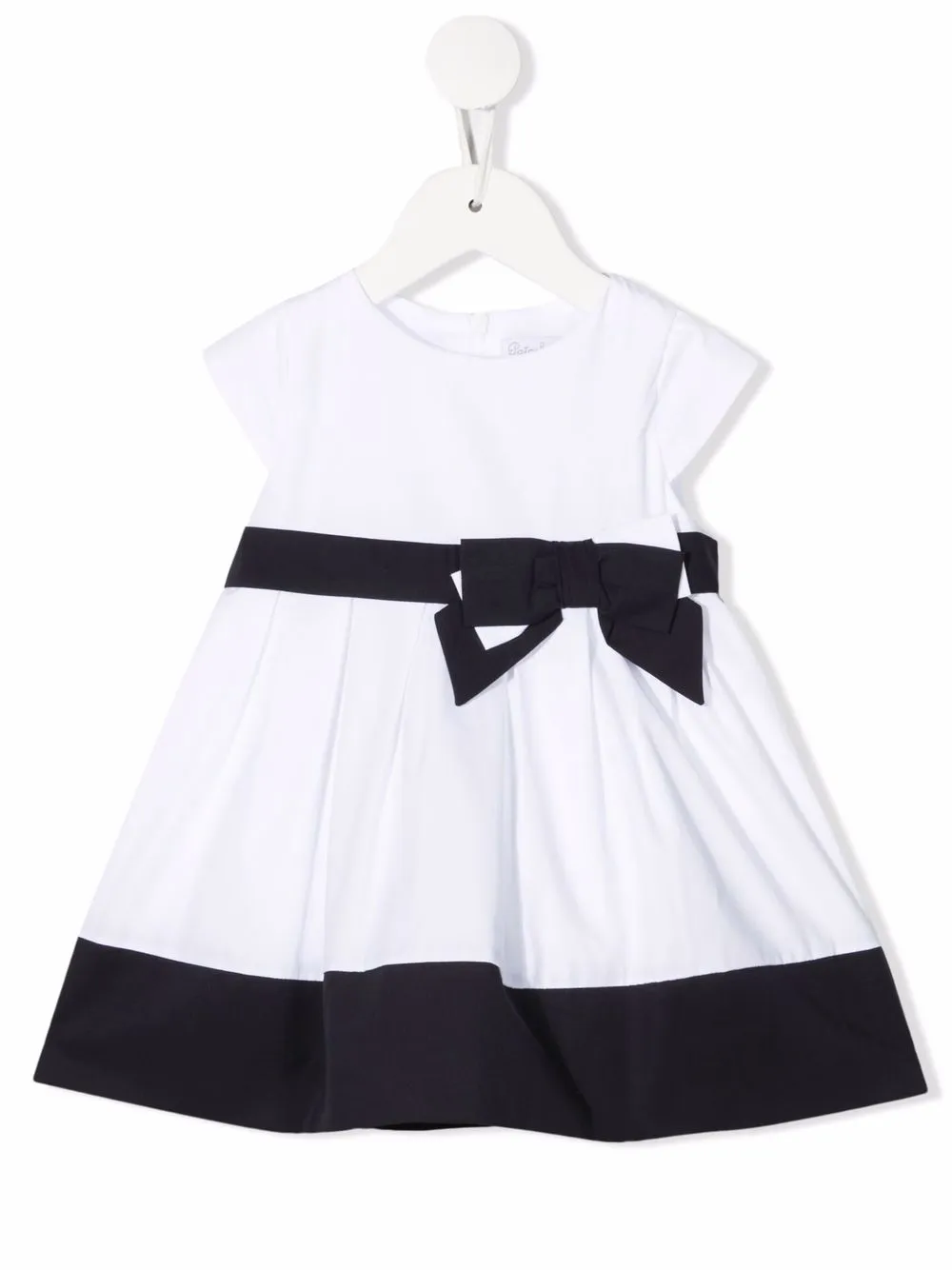 

Patachou vestido de popelina con detalle de lazo - Blanco