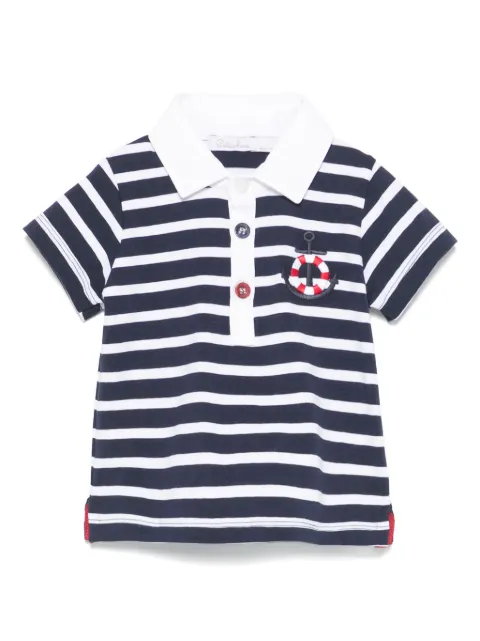 Patachou striped polo shirt