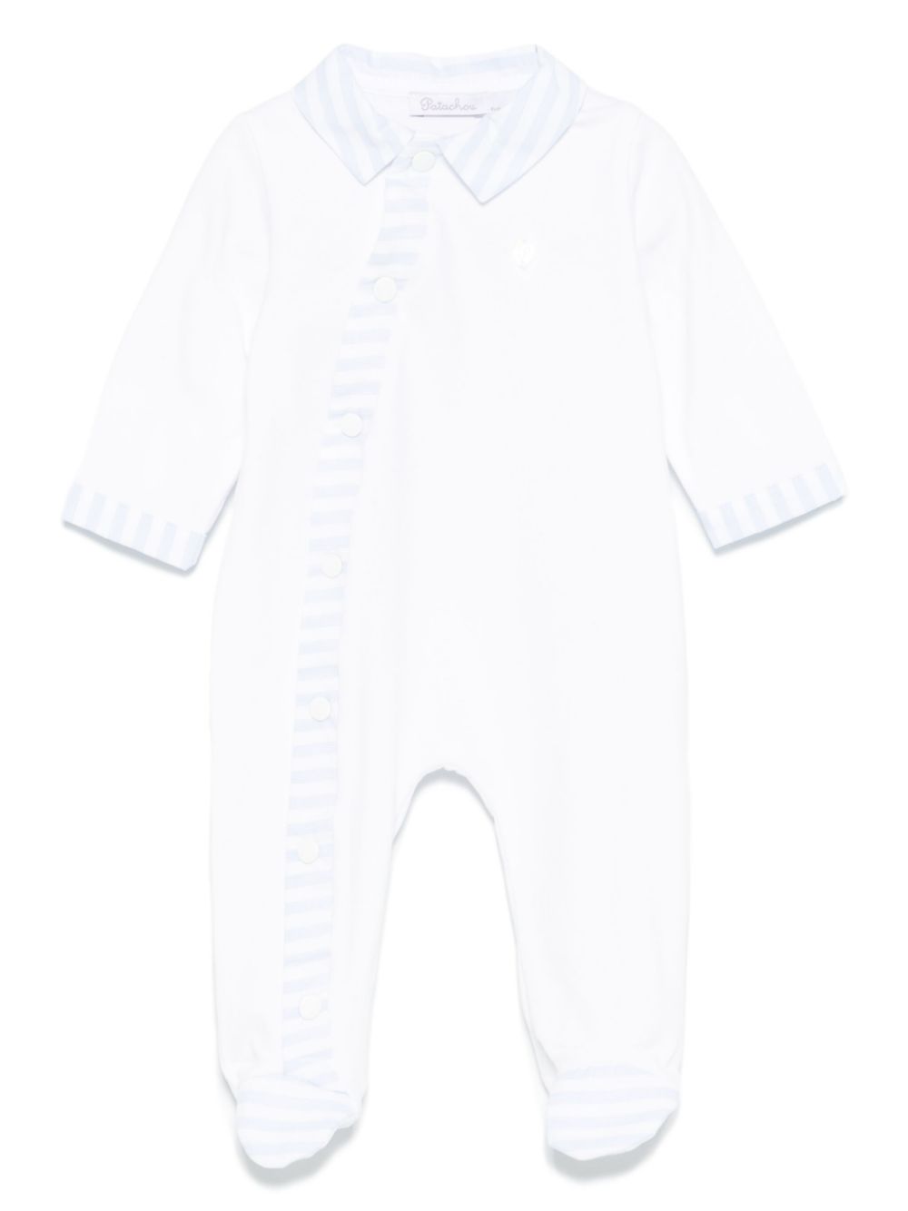 Patachou stripe-detailing pajamas - White