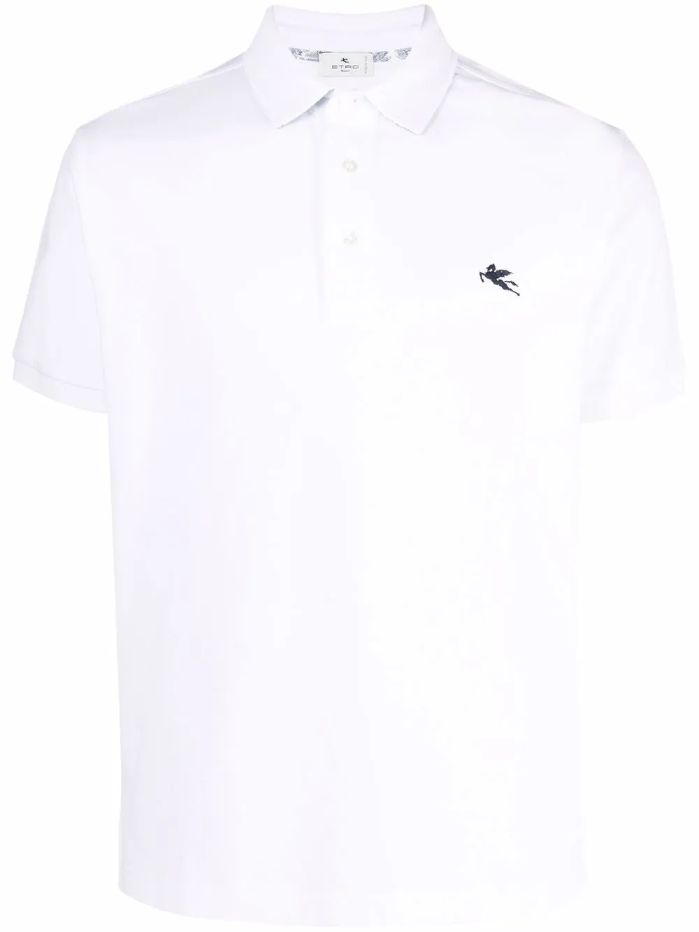 

ETRO embroidered-motif polo shirt - White