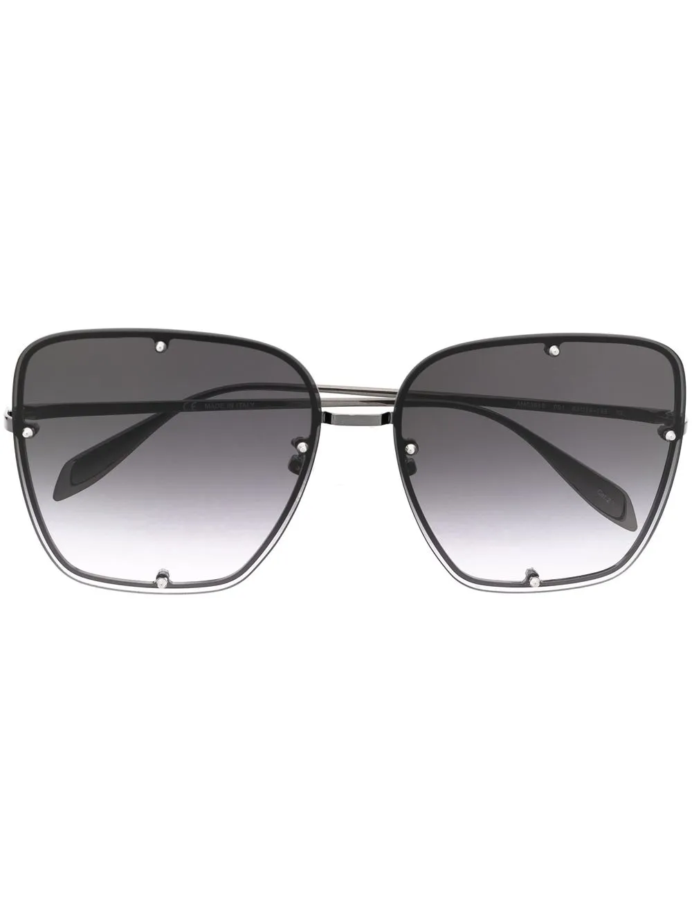 

Alexander McQueen Eyewear lentes de sol con armazón oversize - Negro