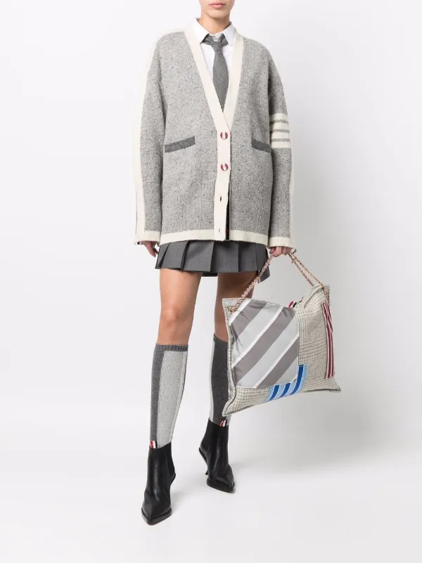 Thom Browne パッチワーク クラッチバッグ - Farfetch