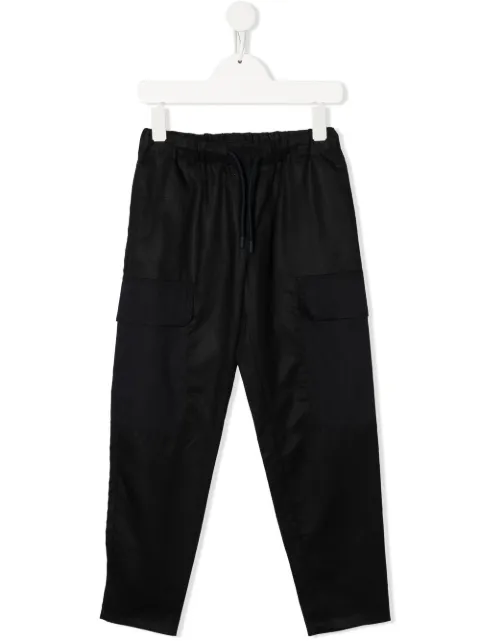 Emporio Armani Kids drawstring-waist trousers