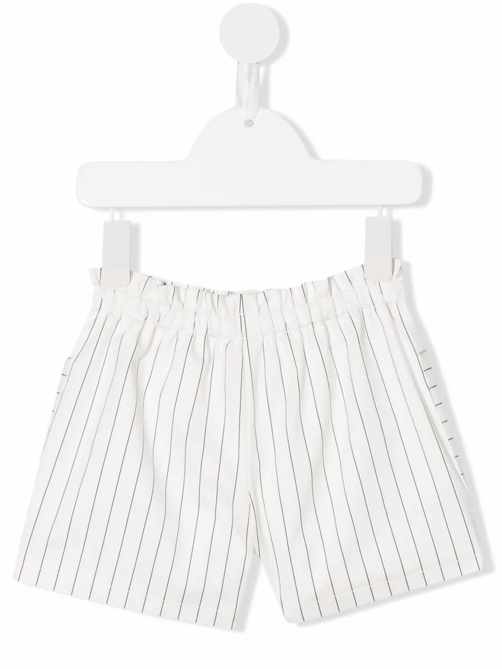 

Fay Kids shorts con rayas diplomáticas estampadas - Blanco