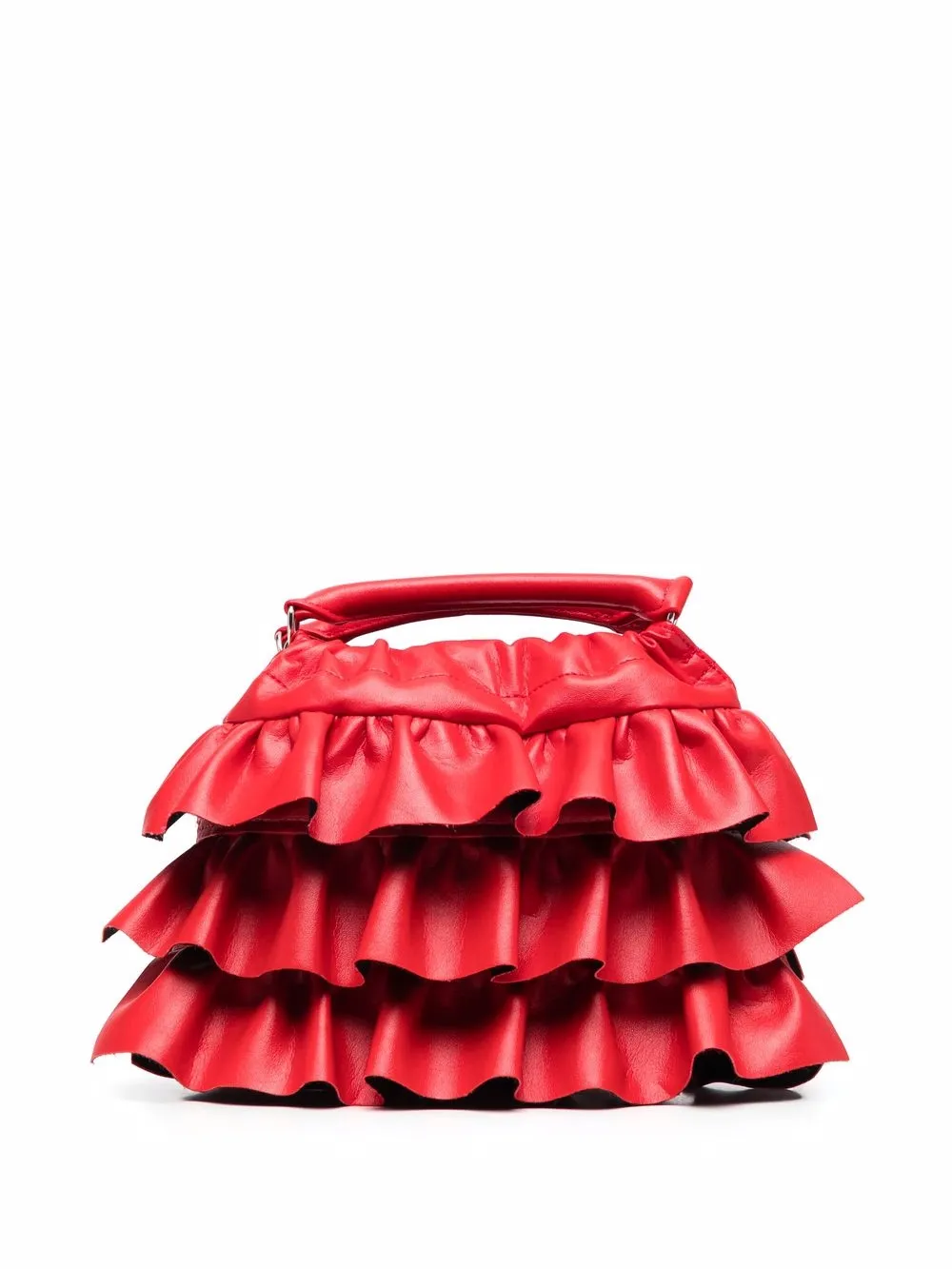 

Comme Des Garçons Girl tote pequeño con volantes - Rojo