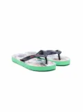 Marc Jacobs Kids graphic-print open-toe flip flops - Blue