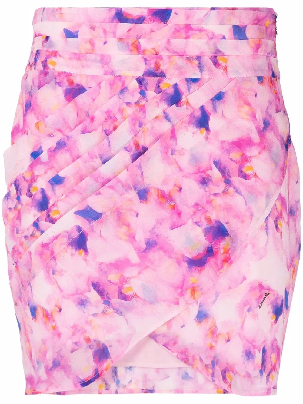 

Patrizia Pepe falda corta con estampado abstracto - Rosado