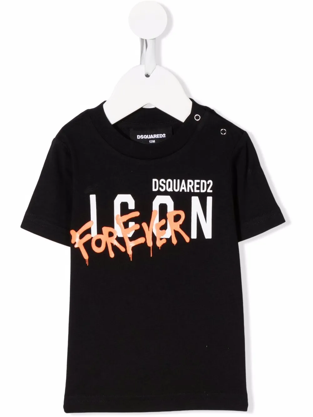 

Dsquared2 Kids logo-print cotton T-shirt - Black