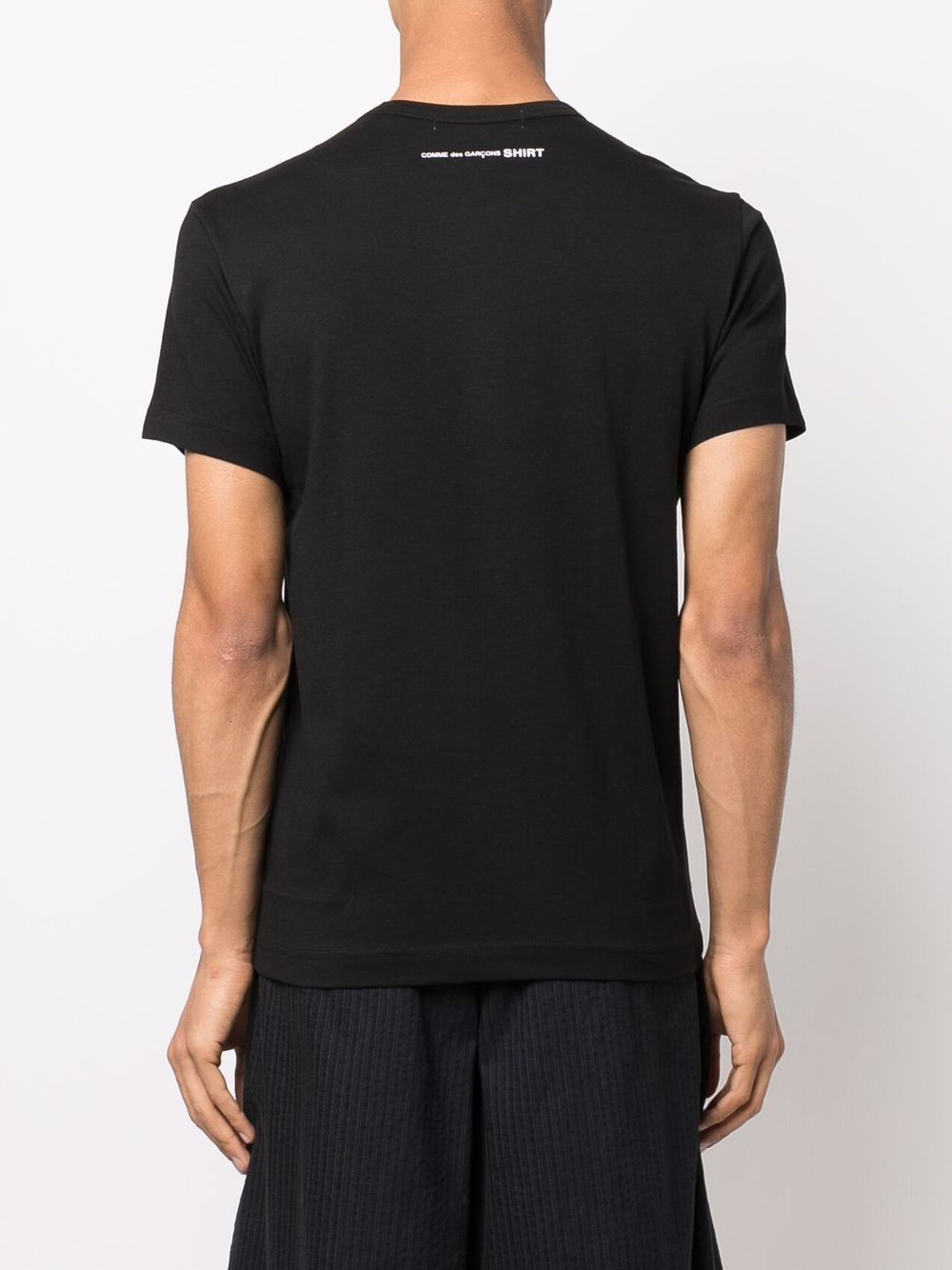 фото Comme des garçons shirt rear logo-print t-shirt