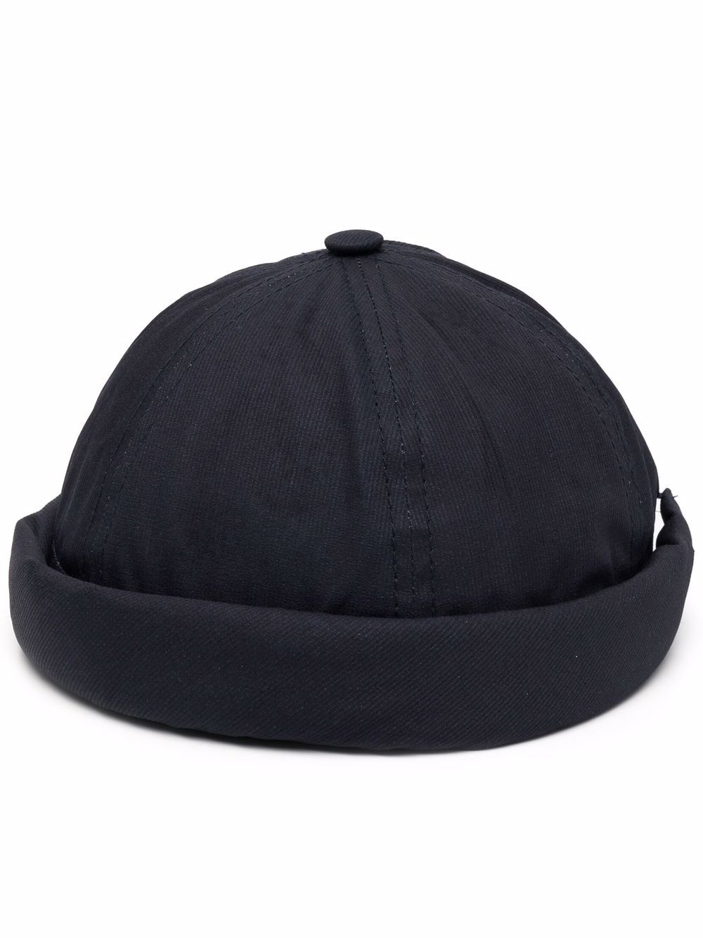 

Junya Watanabe MAN gorro con logo estampado - Azul