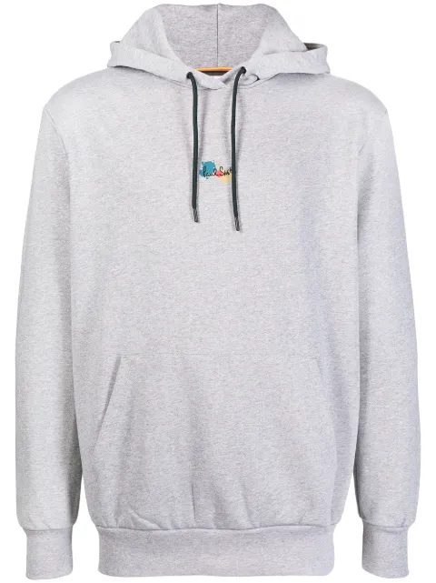Paul Smith hoodie con salpicaduras de pintura estampadas