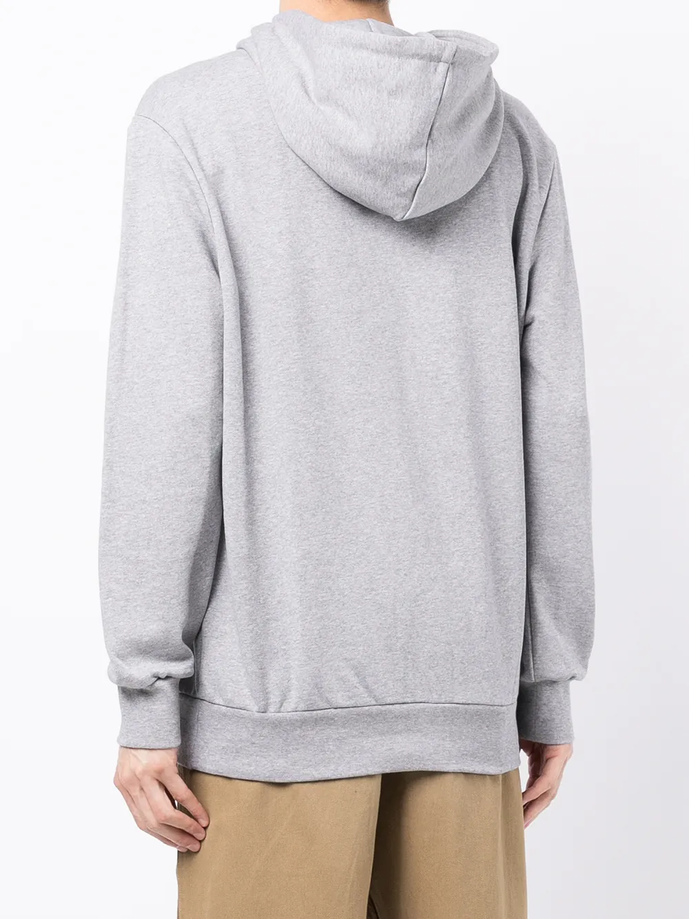 Paint-Splatter Logo-Print Hoodie