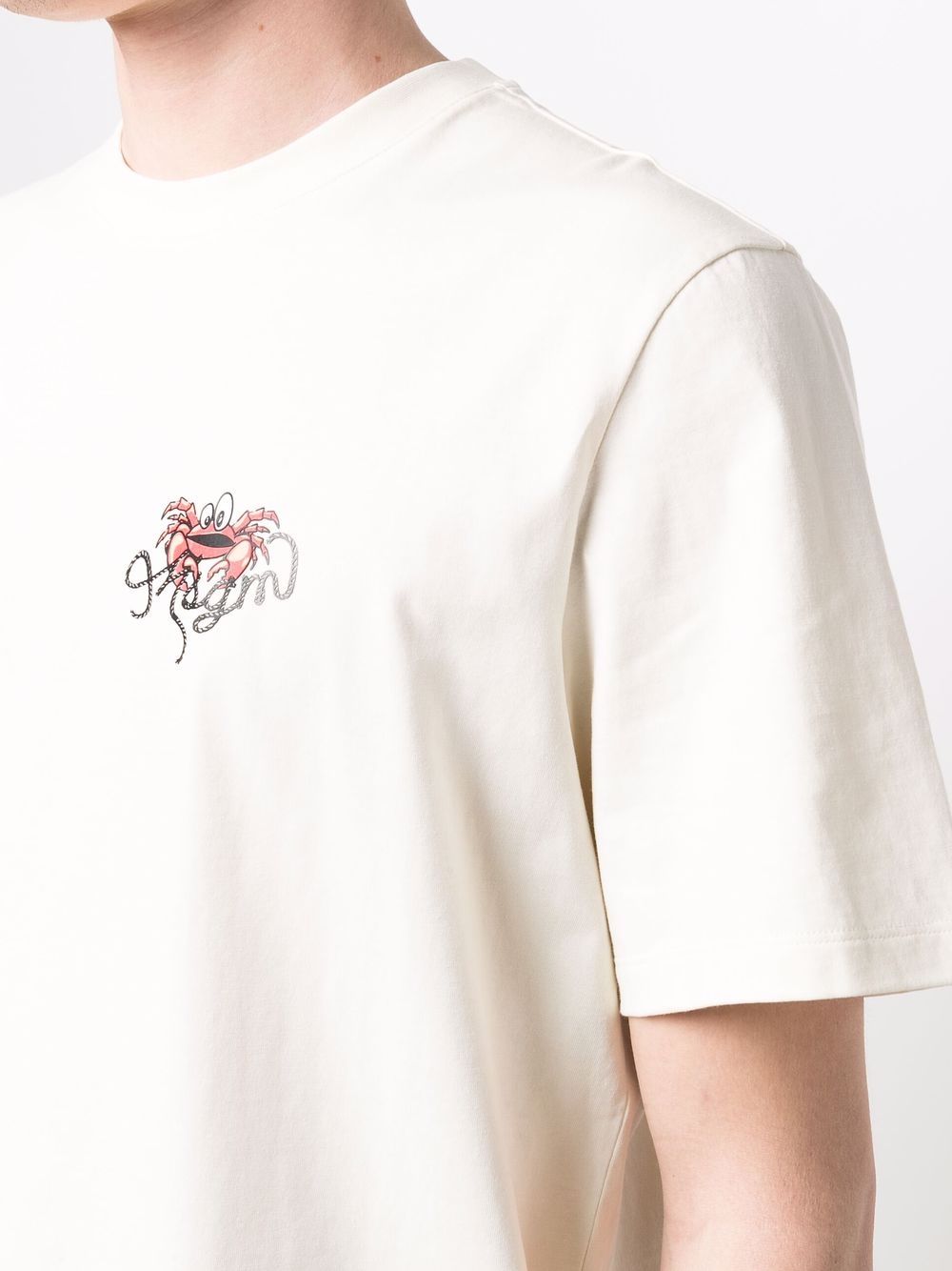 MSGM Mini Crab-print short-sleeve T-shirt - Farfetch