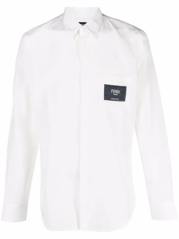 Camisa con parche del logo Fendi por 610€ - Compra online SS22 - Devolución  gratuita y pago seguro
