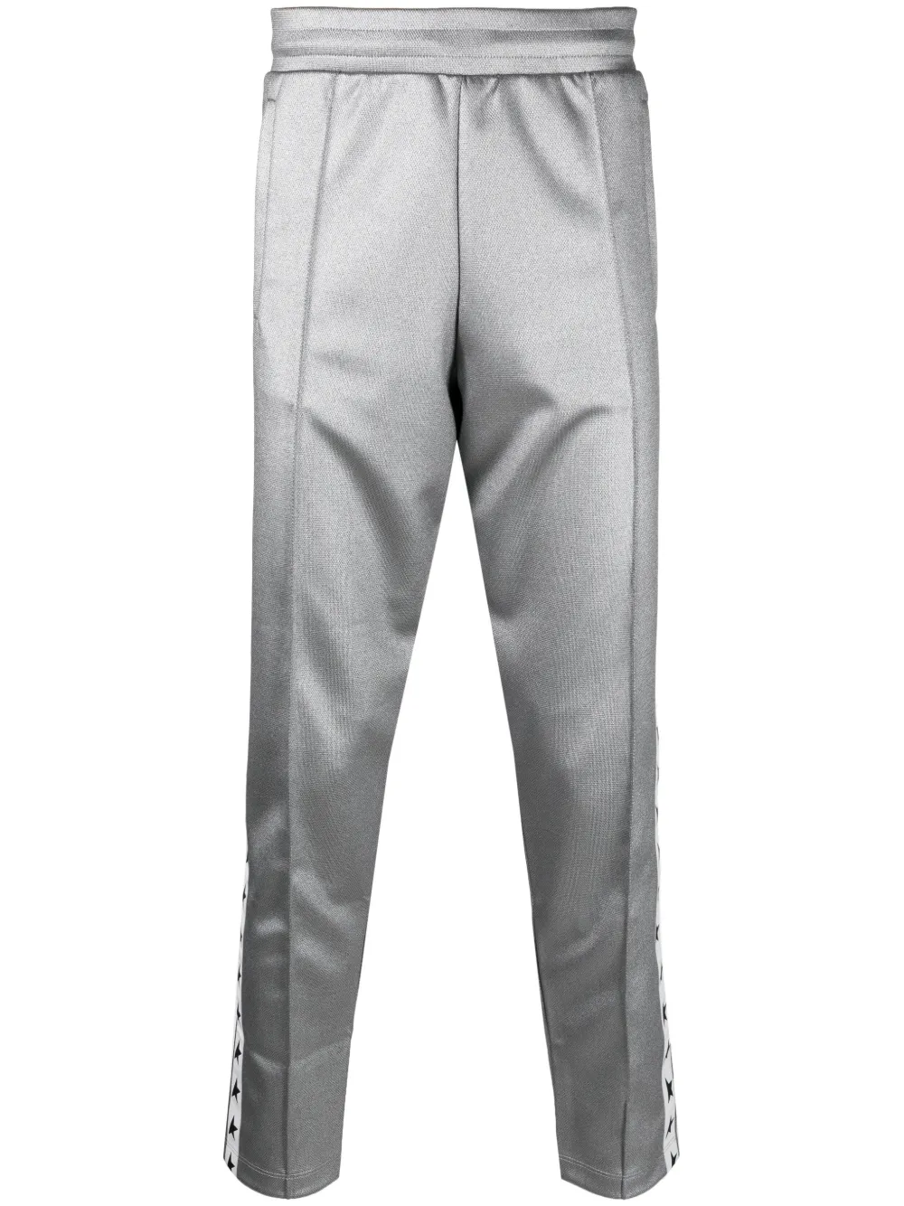 

Golden Goose pants con rayas y estrellas estampadas - Gris