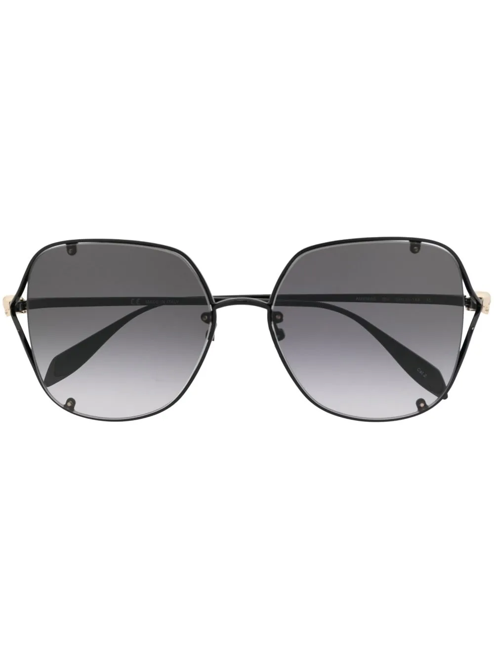 

Alexander McQueen Eyewear lentes de sol con armazón oversize - Negro