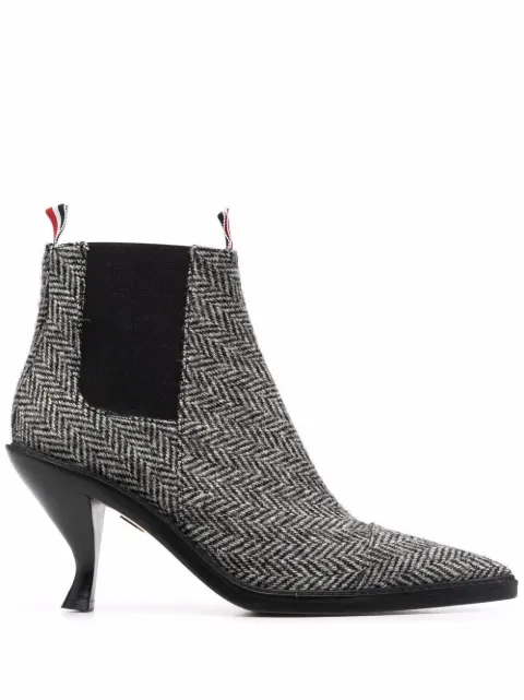 Thom Browne Chelsea 75mm herringbone pumps