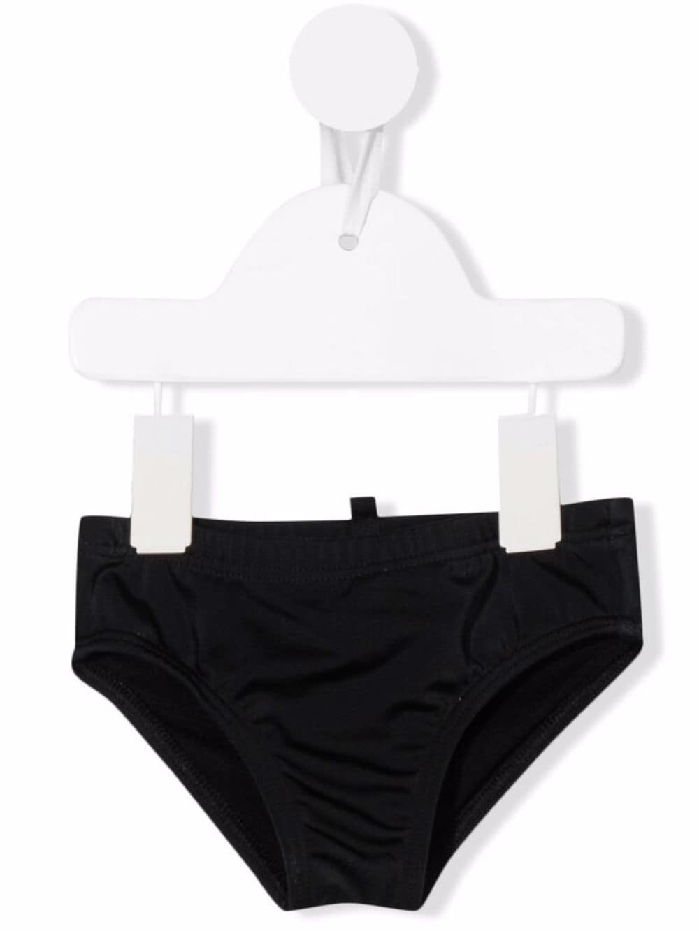 

Dsquared2 Kids shorts de playa con pretina elástica - Negro