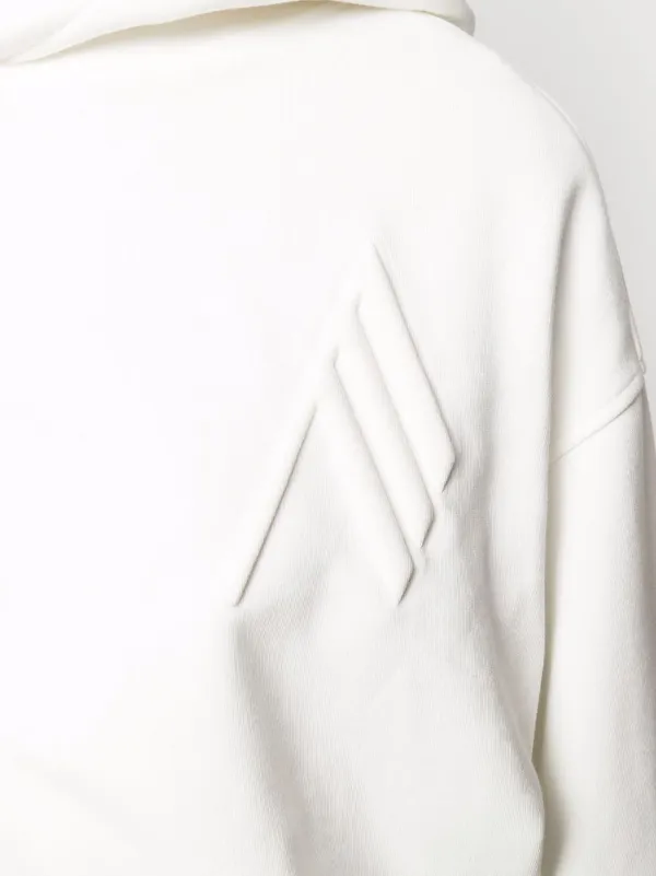 THE ATTICO 売れ筋商品|||ジ アティコ パーカー・スウェットシャツ アウター レディース Sweatshirts White The Attico Logo Embossed Hoodie | White | FARFETCH
