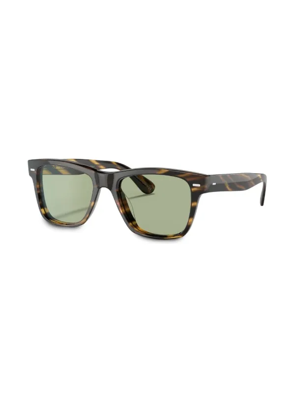 Oliver Peoples Oliver Sun F square frame Sunglasses Black