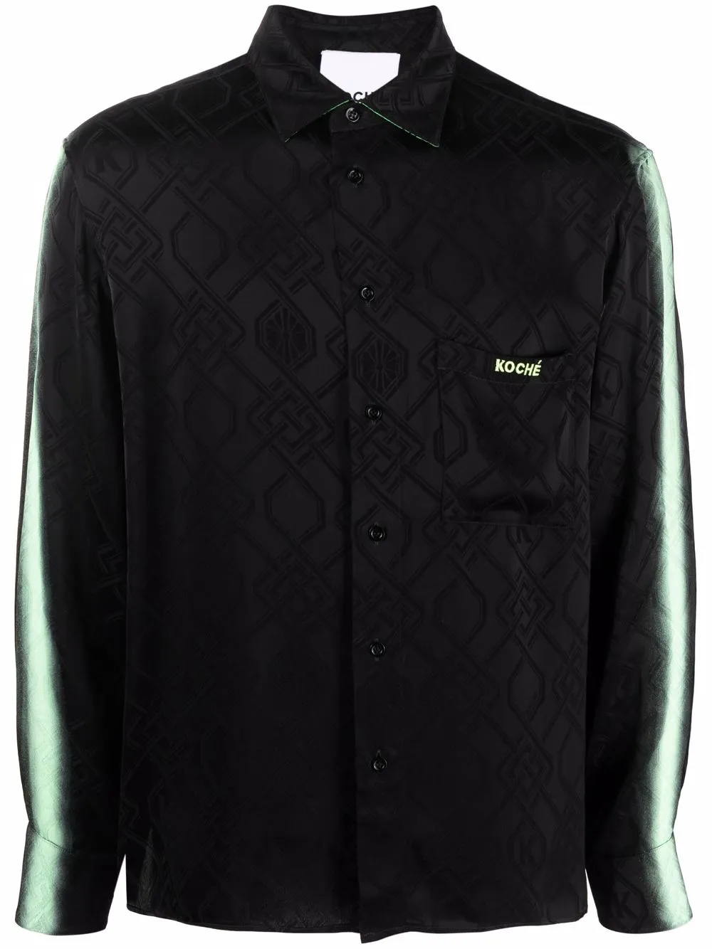 

Koché camisa con estampado del monograma - Negro