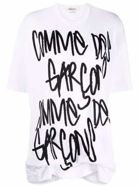 Comme Des Garçons logo print T-shirt