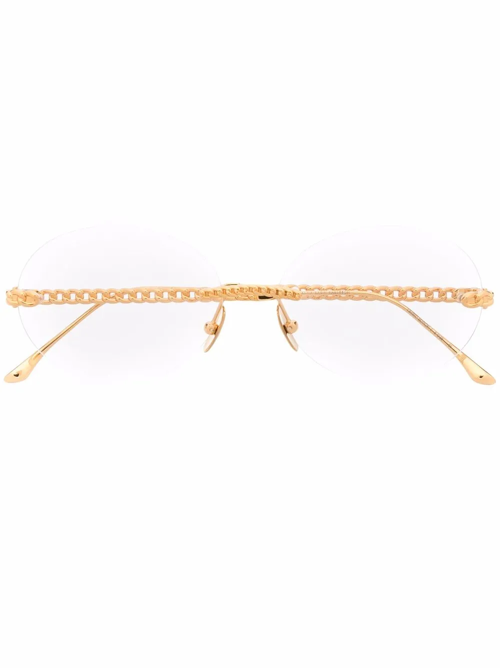 Anna-karin Karlsson Round-frame Glasses In Gold