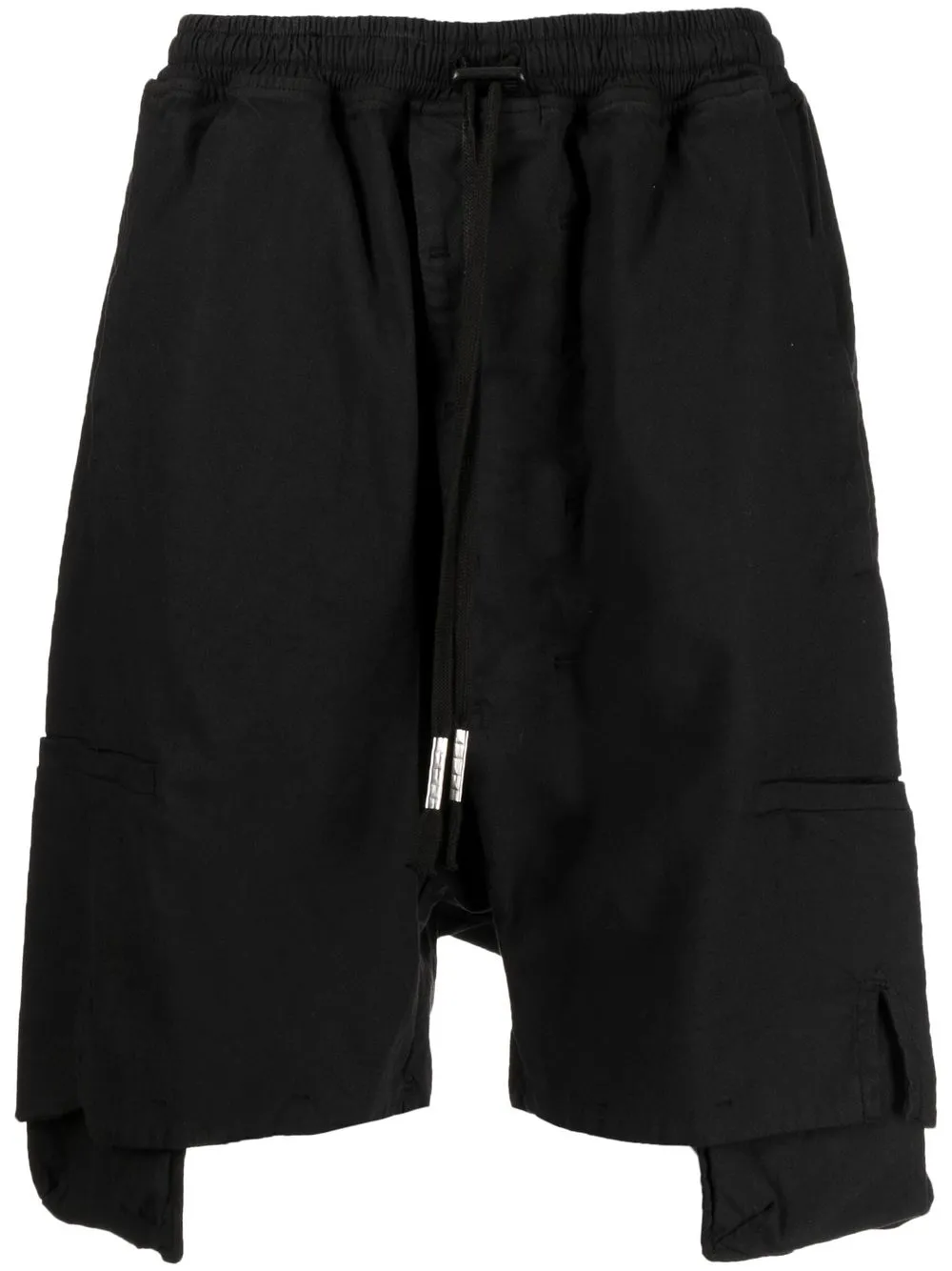 

Boris Bidjan Saberi drawstring track shorts - Black