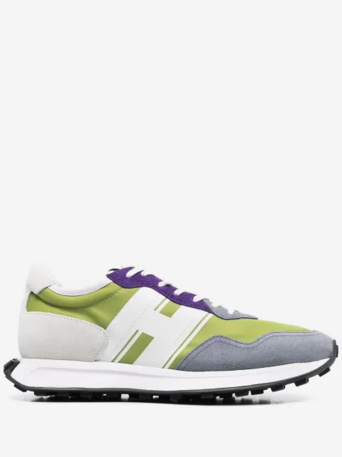 Hogan logo panelled sneakers