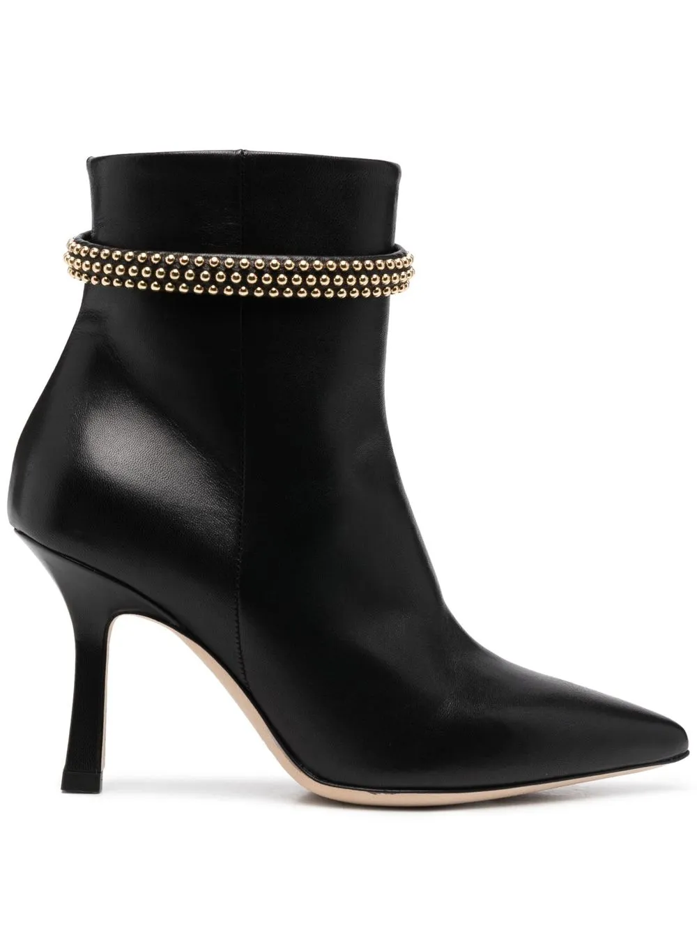 

Paul Warmer Kylid micro-stud ankle boots - Black